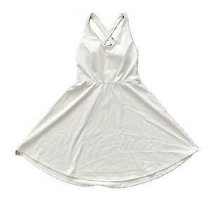 Elegant White Dress with built in padding